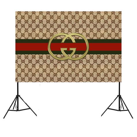 banner gucci|Gucci banners for party.